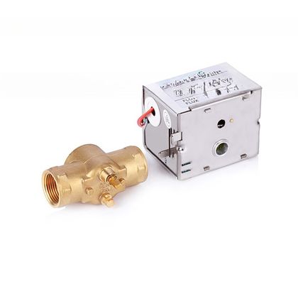 Valvola di zona motorizzata a due vie in ottone DN20 per frigorifero ad acqua FCU HVAC Performance elettrica