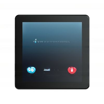 Stile di design contemporaneo Modbus programmabile touch screen colore LCD termostato a bobina di ventole grande