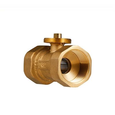 220V Consumo di energia Valvola in ottone a due vie per condizionamento d'aria Valvola a sfera motorizzata in PVC