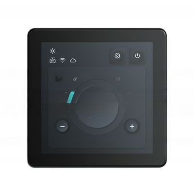 Unità di bobina del ventilatore senza spazzola a corrente continua Termostato programmabile con schermo a colori con funzionamento touch