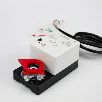 Attuatore di ammortizzatori di controllo dell'aria a rotazione selezionabile 24V 6Nm per sistemi HVAC e macchine