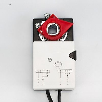 Attuatore di ammortizzatori di controllo dell'aria a rotazione selezionabile 24V 6Nm per sistemi HVAC e macchine