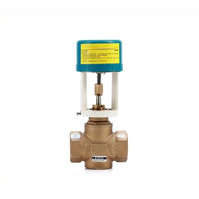 Controllo di modulazione dell'acqua e controllo in ottone per valvole motorizzate HVAC Valvola elettrica