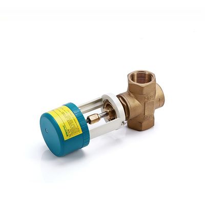 Controllo di modulazione dell'acqua e controllo in ottone per valvole motorizzate HVAC Valvola elettrica