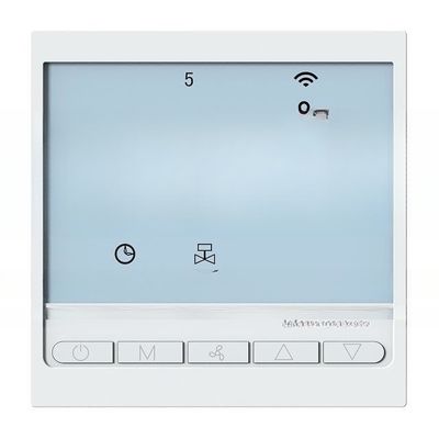 Termostato intelligente di controllo della stanza con touch screen acrilico e gamma di ambiente di lavoro