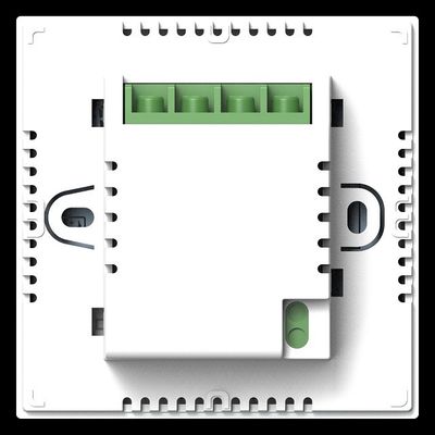 Termostato intelligente di controllo della stanza con touch screen acrilico e gamma di ambiente di lavoro