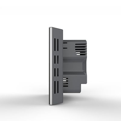 Dispositivo touch screen nero Tuya APP termostato intelligente per sistema di caldaia 24VAC/110VAC/220VAC