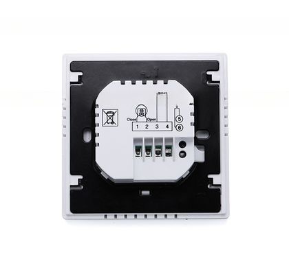 0.5C Precisione di visualizzazione Bianco Termostato per camera HVAC WiFi programmabile per riscaldamento a pavimento