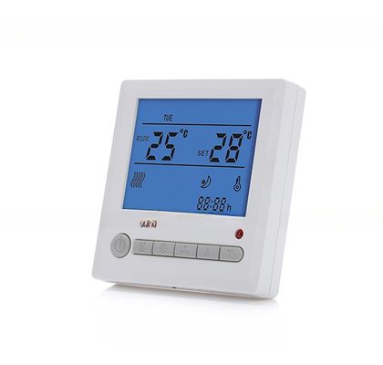 Termostato digitale di riscaldamento a pavimento con sensore esterno e gamma di temperatura da 5 a 35 °C