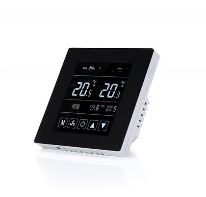 Termostato LCD bianco con schermo digitale 5 1 1 programmabile KNX compatibile