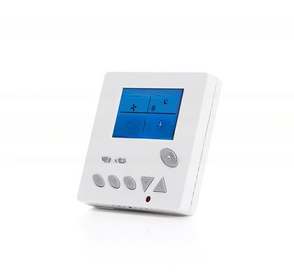 AC806 Termostato per ambienti HVAC 0.5C Precisione di visualizzazione carico massimo 2A Dispositivi