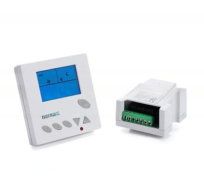 AC806 Termostato per ambienti HVAC 0.5C Precisione di visualizzazione carico massimo 2A Dispositivi