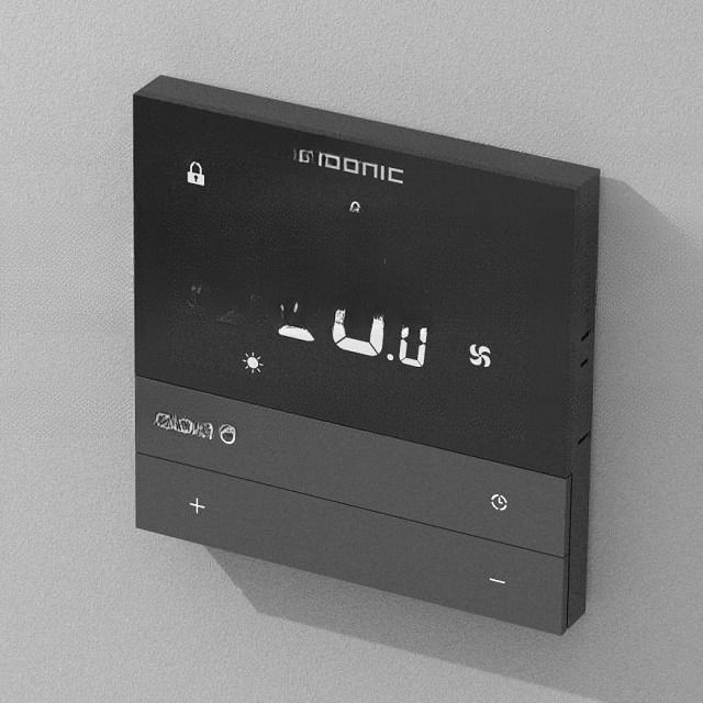 Touch Screen Acqua Calore a pavimento Sala termostato Tipo pianoforte Tasto carico massimo 3A Acqua