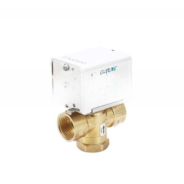 DN20 220v Digital Water Fan Coil Brass Electric Motorized Zone Valve con materiale in ottone